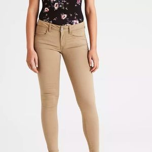 American Eagle Outfitters | Beige Stretch Pants